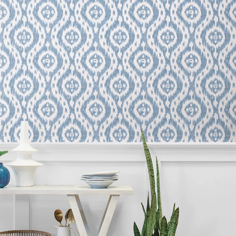 Surface Style Ikat Tracery Peel & Stick Wallpaper