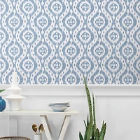 Surface Style Ikat Tracery Peel & Stick Wallpaper