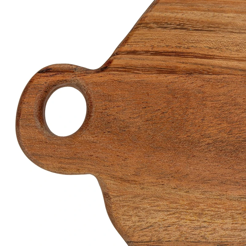 Hello Honey® 11.75" Natural Pig Shaped Mango Wood Handled Cheese & Cutting Board