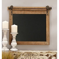 Brown Wall Mounted Chalkboard