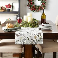 Sparkle Sprigs Printed Table Runner, 14" x 108"