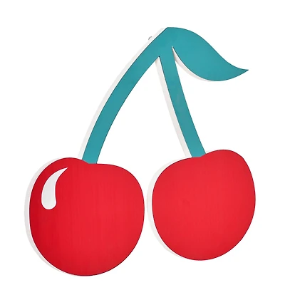 American Art Decor Tipsy Cherries Wall Plaque - 20" x 18" x 8.75"