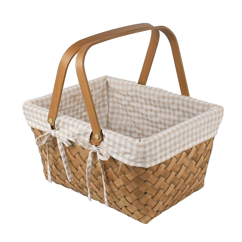 13" Picnic Basket with Liner by Ashland®
