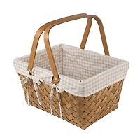13" Picnic Basket with Liner by Ashland®