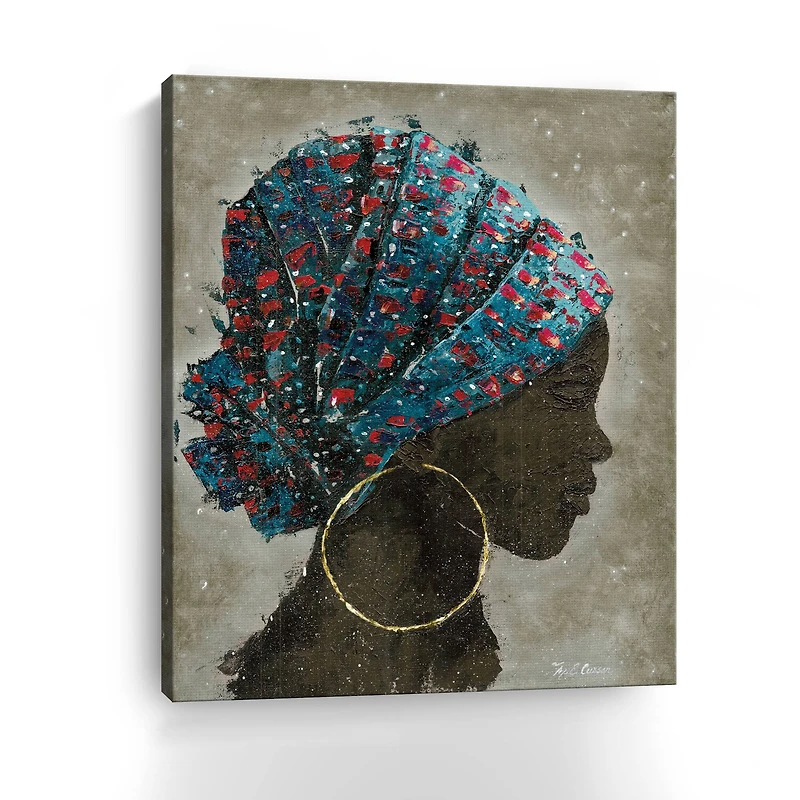 Profile Of A Woman I Canvas Giclee