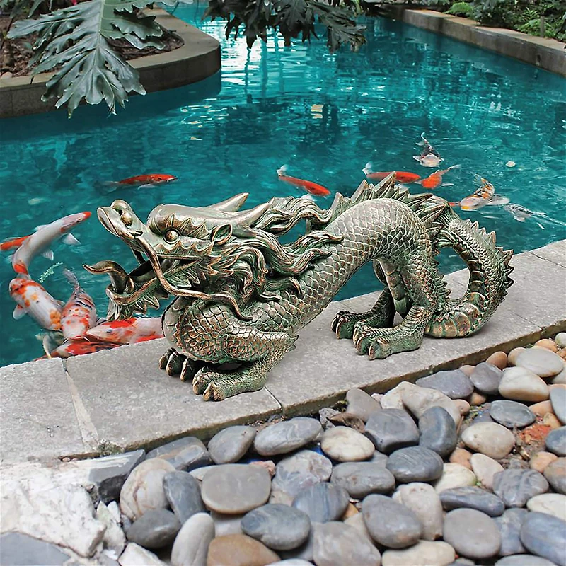 Design Toscano 21" Dragon of the Great Wall Statue