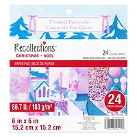 6" x 6" Frosted Fairytale Double-Sided Paper Pad, 24 Sheets by Recollections™