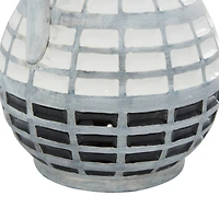 Gray Ceramic Coastal Vase Set