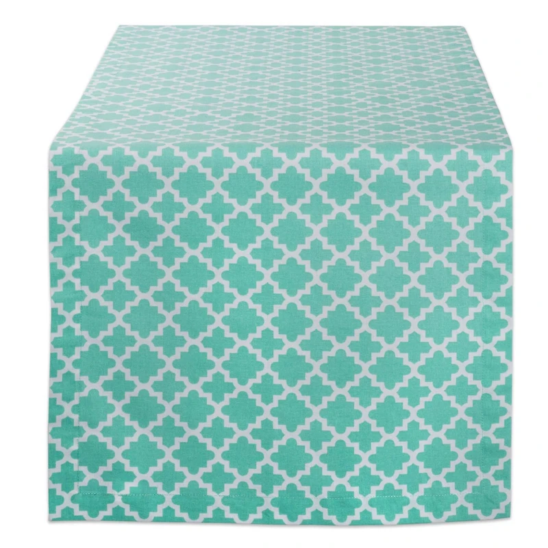 DII® 72" Aqua Lattice Table Runner