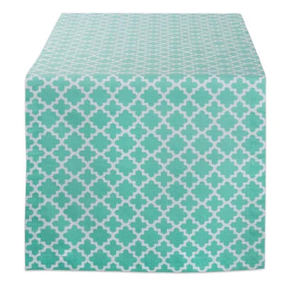 DII® 72" Aqua Lattice Table Runner