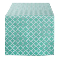 DII® 72" Aqua Lattice Table Runner