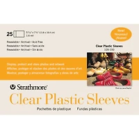 Strathmore® Clear Plastic Sleeves, 5.438" x 7.25"