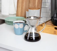 Mind Reader 16oz. Pour Over Glass Coffee Maker