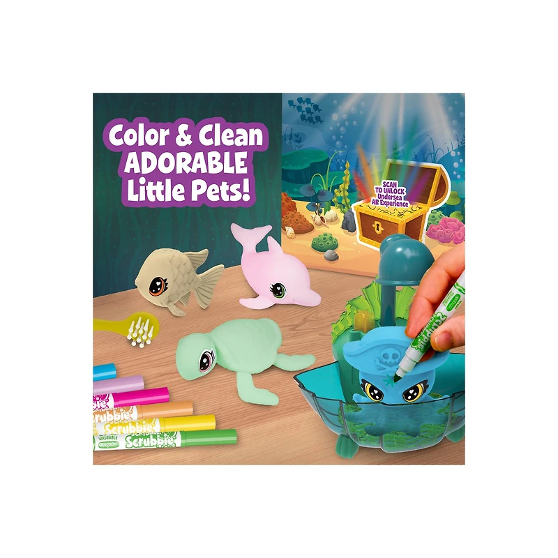 Crayola® Scribble Scrubbie Ocean Pets Glow Lagoon Playset