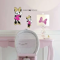 RoomMates Disney® Minnie Mouse Peel & Stick Glitter Wall Decals