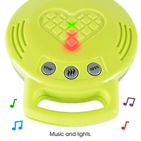 Toy Time Kids Toy Waffle Iron Set With Music & Lights