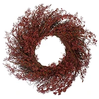 24" Fall Harvest Burgundy Berry Wreath