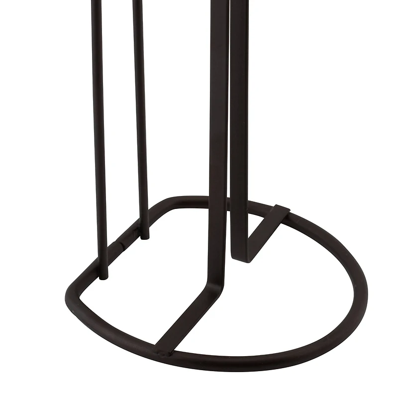 Bath Bliss 21" Bronze Toilet Paper Reserve & Dispenser