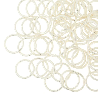 12 Pack: Silver Jump Rings, 10mm by Bead Landing™