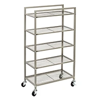 Honey Can Do 5-Tier Rolling Bathroom Storage Cart