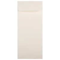 JAM Paper 4.5" x 10.375" Natural White Wove Business Envelopes, 50ct.