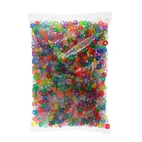 John Bead 9mm Transparent Pony Beads, 1,000ct
