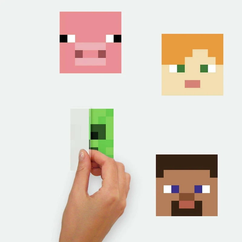RoomMates Minecraft Peel & Stick Wall Decals