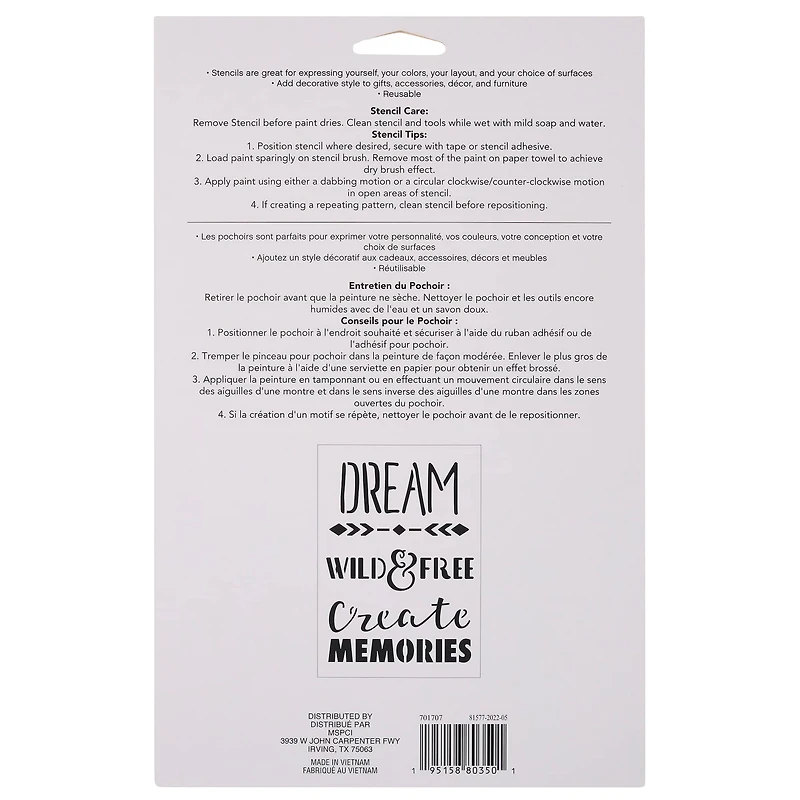 Dream Stencils by Craft Smart®, 7" x 10"
