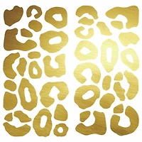 RoomMates Metallic Leopard Spot Peel & Stick Wall Decals