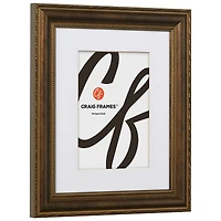 Craig Frames 4 Pack: Victoria Ornate Bronze Picture Frame with Mat