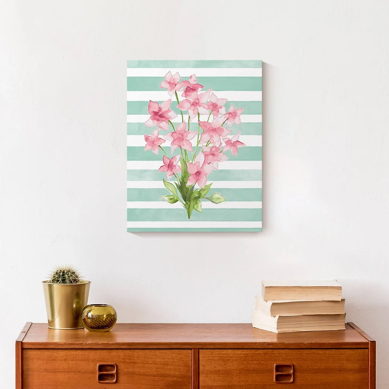 Blush Flowers Canvas Wall Art