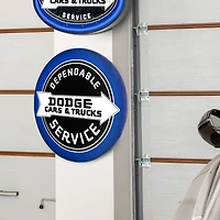 Licensed Dodge Cars & Trucks Dome Metal Sign