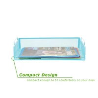 Mind Reader Stackable Metal Mesh Tray & Desk Document Organizer Set