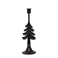 Black Christmas Tree Metal Candle Holder by Ashland