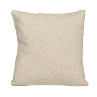 Hello Honey® Natural & Gray Snail "It's a Vibe" Embroidered Linen Blend Pillow