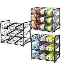 3-Tier Stackable Can Rack Organizer