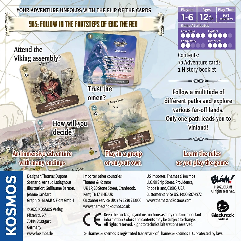 Thames & Kosmos Cartaventura: Vinland Game