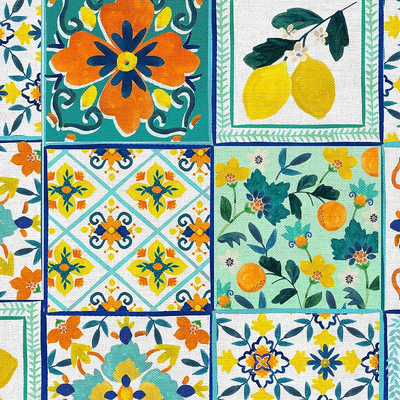 Fabric Editions Orchard Tile Cotton Fabric