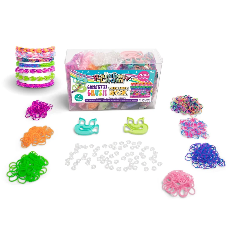 Rainbow Loom® Confetti Crush Treasure Box™ Bracelet Kit