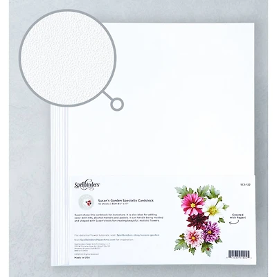 Spellbinders® Susan's Garden 8.5" x 11" Specialty Cardstock, 10 Sheets