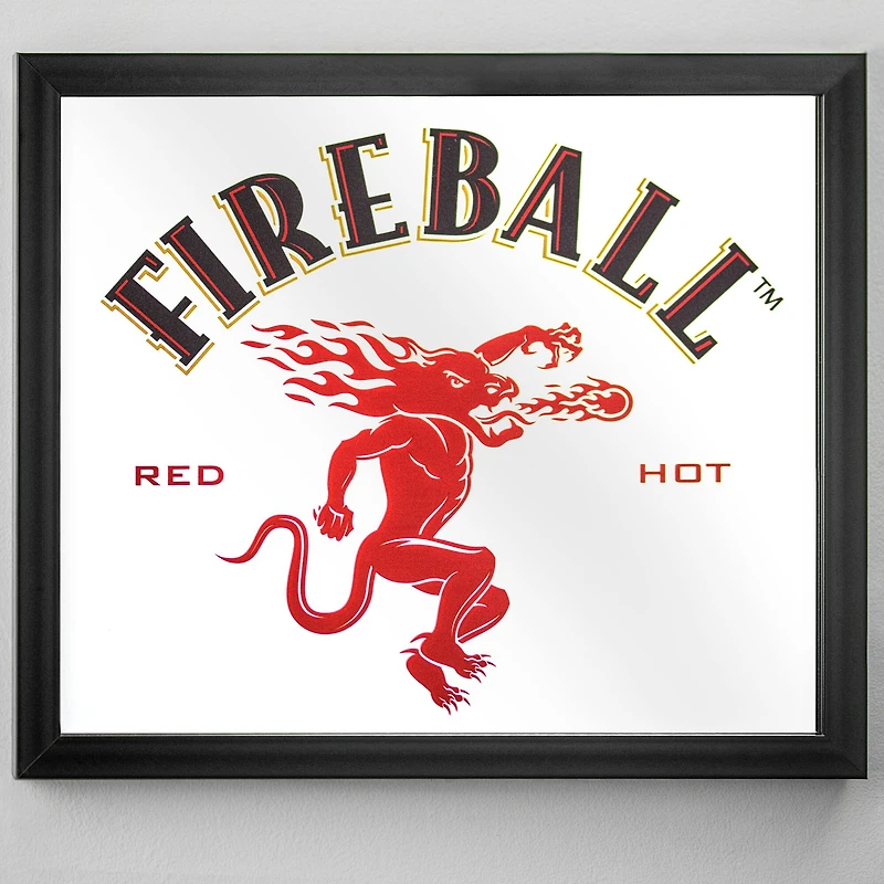 Fireball Whisky Printed Accent Mirror