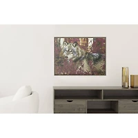 Diamond Dotz® Advanced Autumn Wolf Pre-Framed Diamond Painting Kit