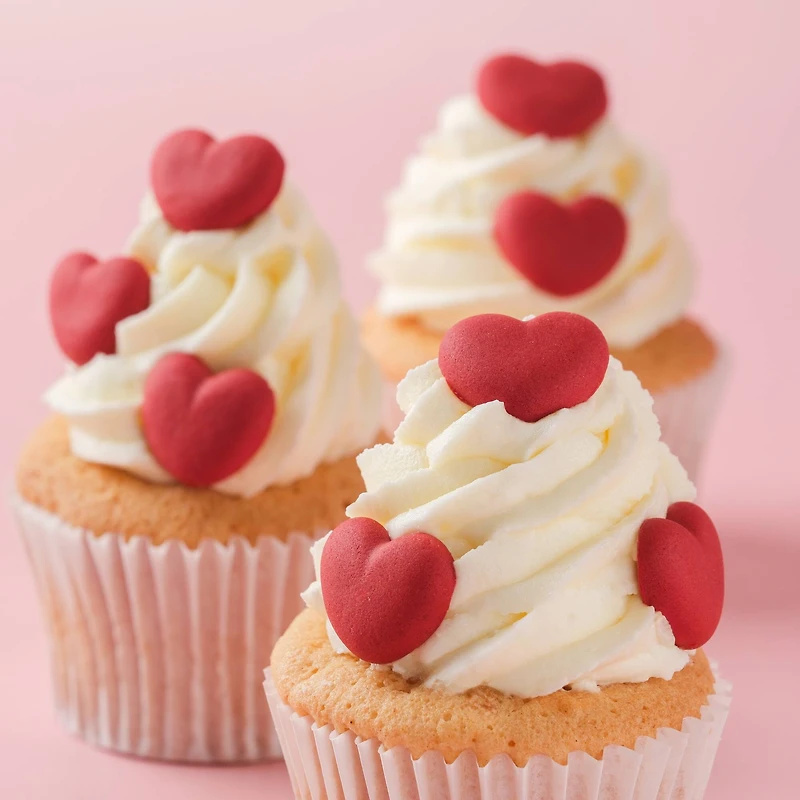 PME Cake Sweet Street® Red Hearts Icing Decorations