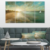 Designart - Coastal Pastel Horizon