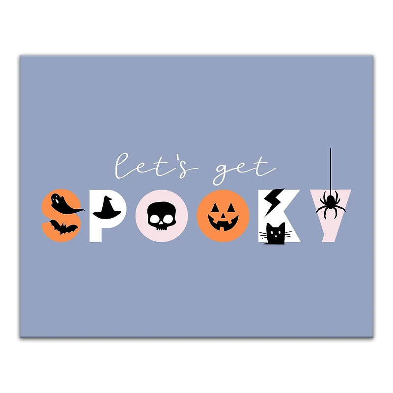 Let's Get Spooky Canvas Wall Art