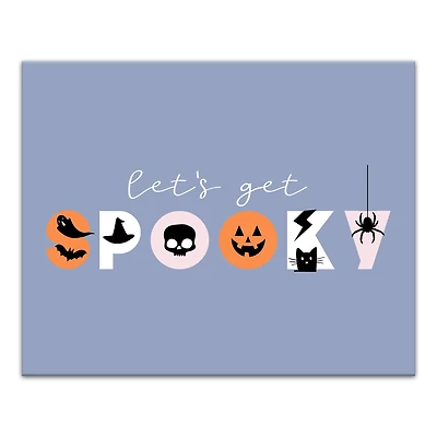 Let's Get Spooky Canvas Wall Art