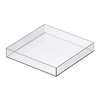 8 Pack: 12" x 12" Clear Stackable Storage Tray by Simply Tidy™