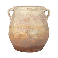 Hello Honey® 13.75" Whitewashed Terra Cotta Urn