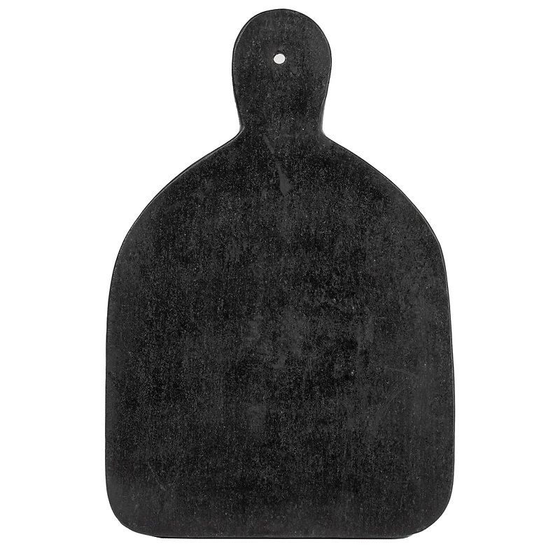 Hello Honey® 12" Black Modern Marble Cutting or Charcuterie Board with Handle