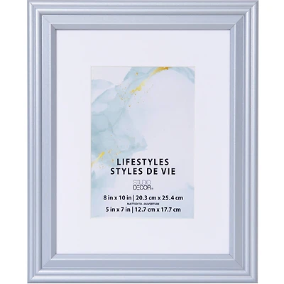 Lifestyles Silver Frame with Mat by Studio Décor